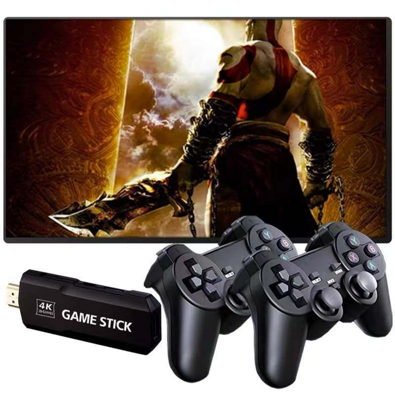 Game Stick Retrô 4K: Mergulhe em 20.000 Jogos com Qualidade Incrível