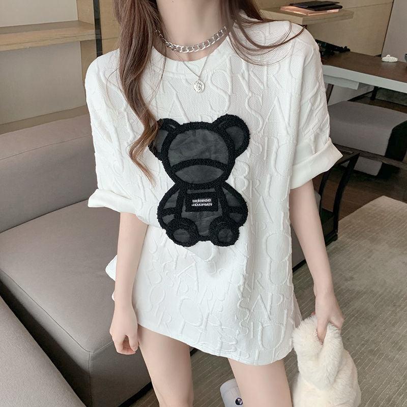 Camiseta feminina Urso Harajuku - Mágico Ofertas