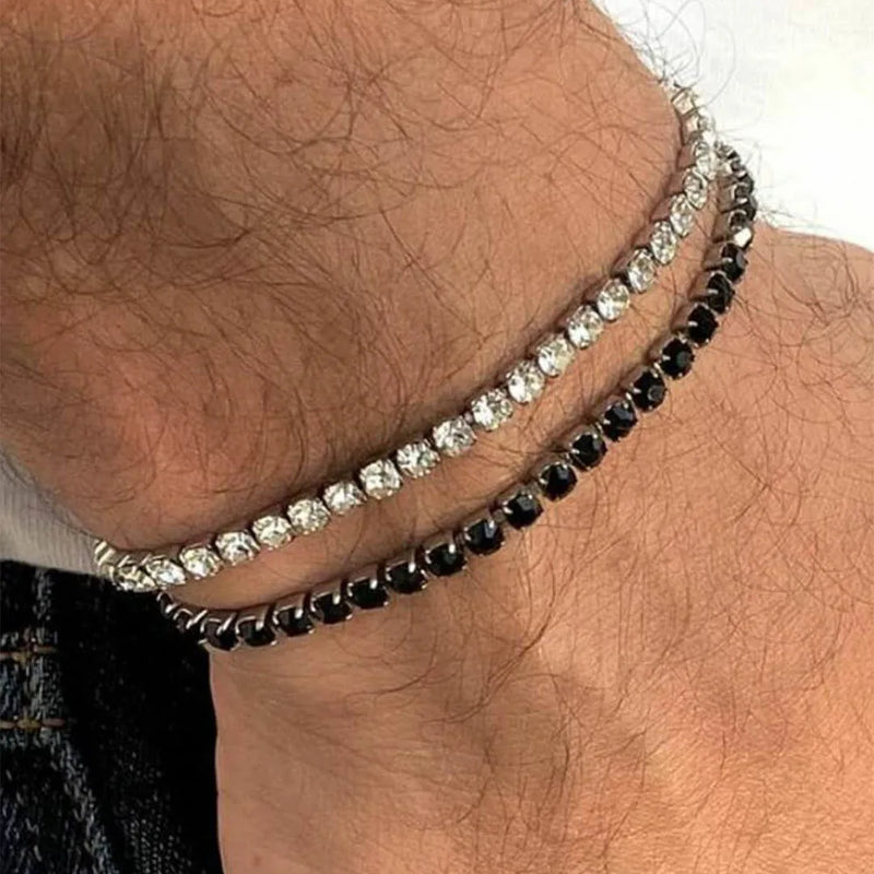 Pulseira de zircônia cúbica Masculina