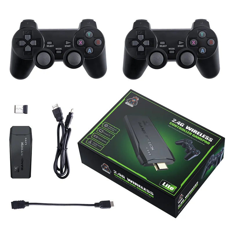 Game Stick Retrô 4K: Mergulhe em 20.000 Jogos com Qualidade Incrível