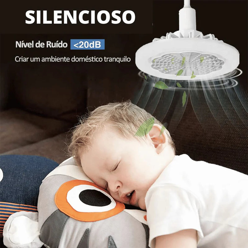 Luminária Ventilador de Teto