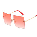 Óculos De luxo Oversized Rimless - Mágico Ofertas