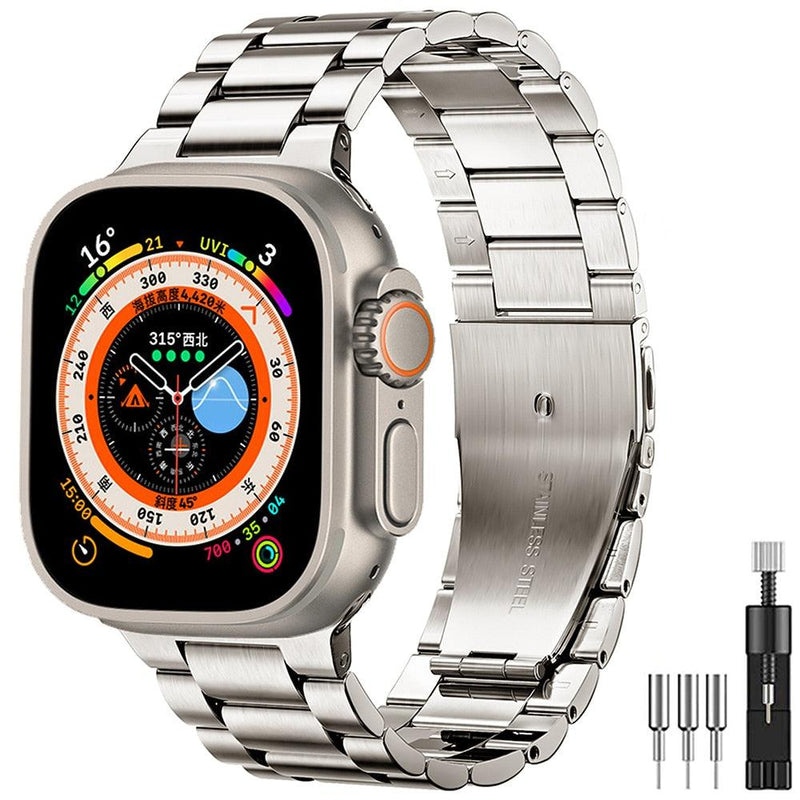 Pulseira de aço inoxidável Smartwatch IWO16 séries 8 Ultra 49mm - Mágico Ofertas