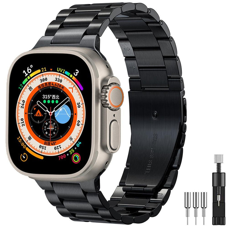 Pulseira de aço inoxidável Smartwatch IWO16 séries 8 Ultra 49mm - Mágico Ofertas