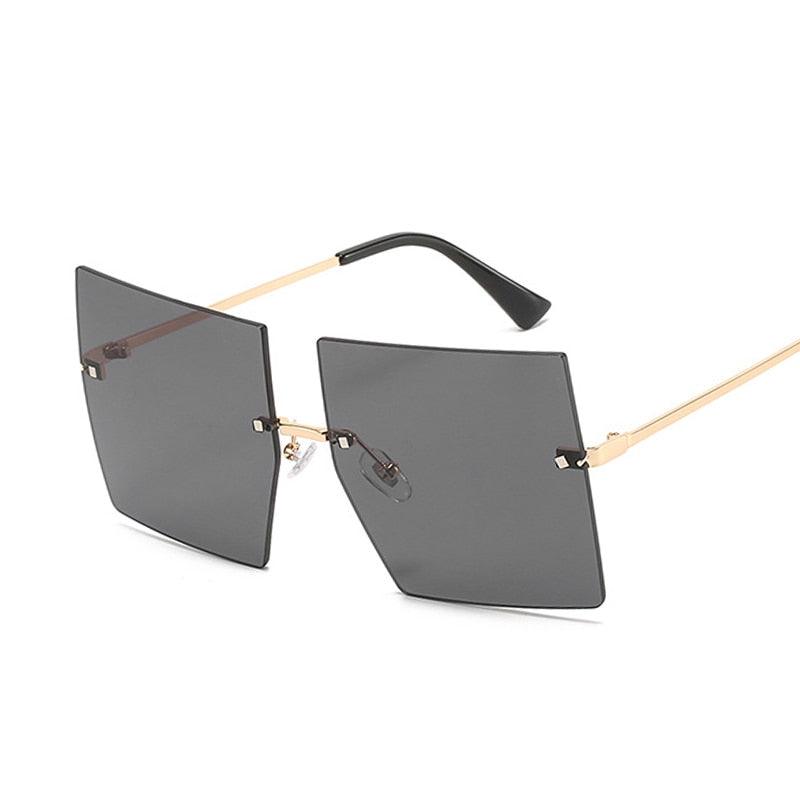 Óculos De luxo Oversized Rimless - Mágico Ofertas