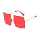 Óculos De luxo Oversized Rimless - Mágico Ofertas